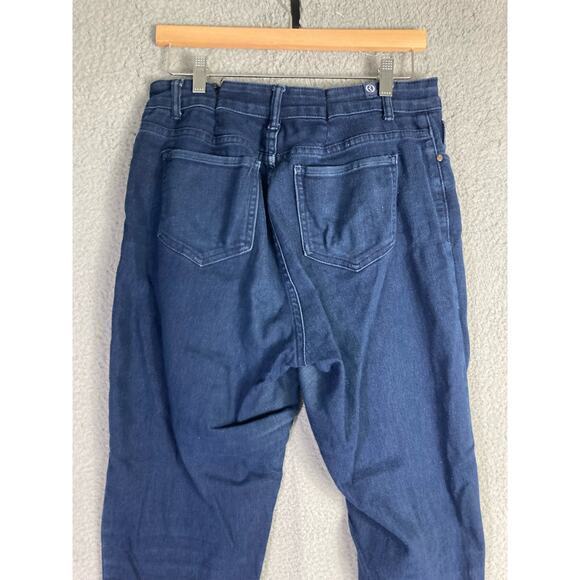Women's High Rise Blue Jeans Size 14 Medium Wash Clothing - Picture 9 of 10